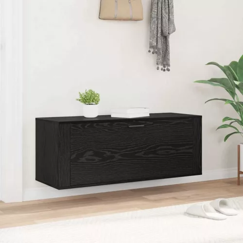 Cipőszekrény polcokkal Musta tammi 100 x 35 x 38 cm Faanyag
