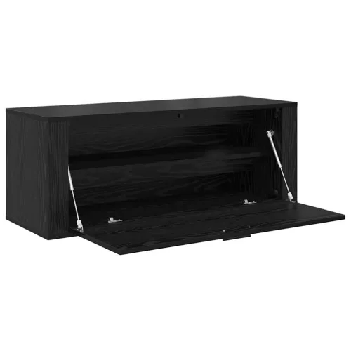 Cipőszekrény polcokkal Musta tammi 100 x 35 x 38 cm Faanyag