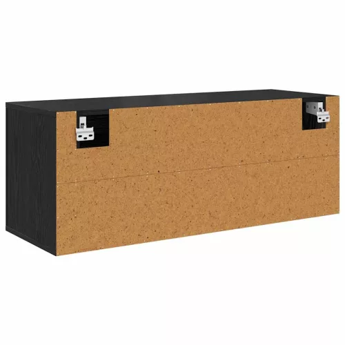 Cipőszekrény polcokkal Musta tammi 100 x 35 x 38 cm Faanyag