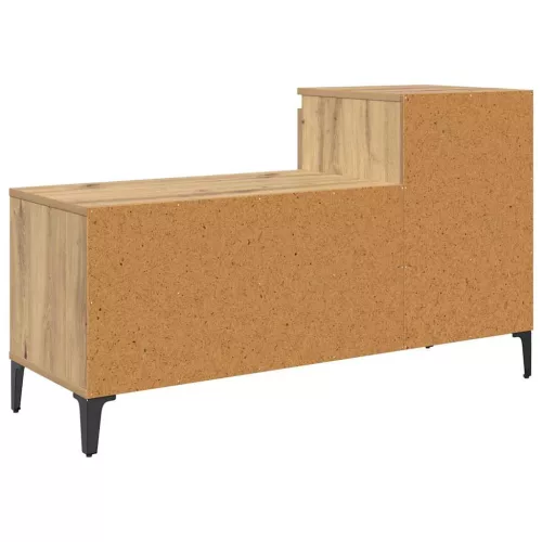 Cipőszekrény fiókkal kézműves tölgy 102 x 36 x 60 cm Faanyag