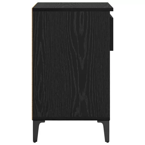 Cipőszekrény fiókkal Musta tammi 102 x 36 x 60 cm Faanyag