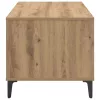 Dohányzóasztal fiókkal kézműves tölgy 90 x 49 x 45 cm Faanyag
