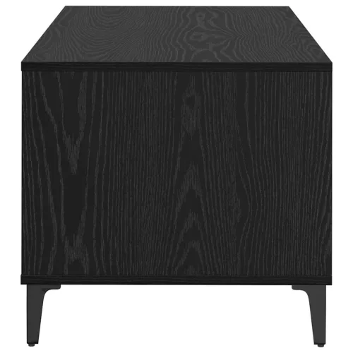 Dohányzóasztal fiókkal Musta tammi 90 x 49 x 45 cm Faanyag
