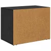 Éjjeliszekrény fiókkal Musta tammi 60 x 36 x 45 cm Faanyag