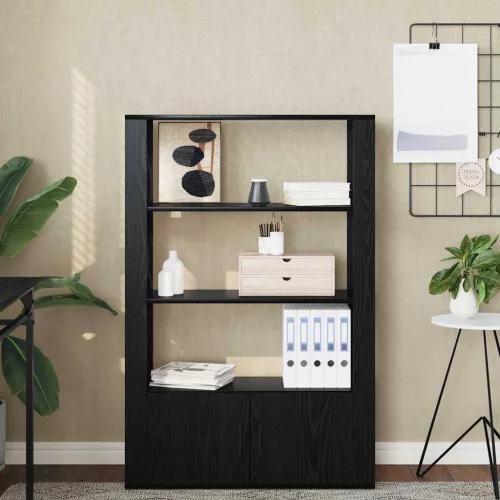 Széf Musta tammi 30 x 80 x 119.5 cm Faanyag