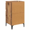 Éjjeliszekrény fiókkal 2 pcs Régi fa 40 x 35 x 70 cm Faanyag