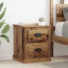 Éjjeliszekrény fiókkal Régi fa 39 x 39 x 47.5 cm Faanyag