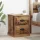 Éjjeliszekrény fiókkal 2 pcs Régi fa 39 x 39 x 47.5 cm Faanyag