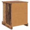 Éjjeliszekrény fiókkal 2 pcs Régi fa 39 x 39 x 47.5 cm Faanyag