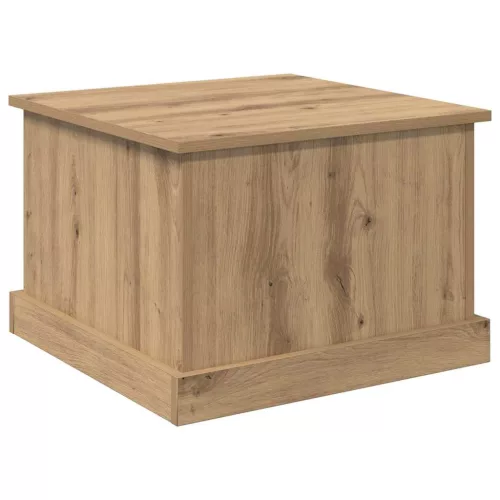 Dohányzóasztal fiókkal kézműves tölgy 50 x 50 x 35 cm Faanyag