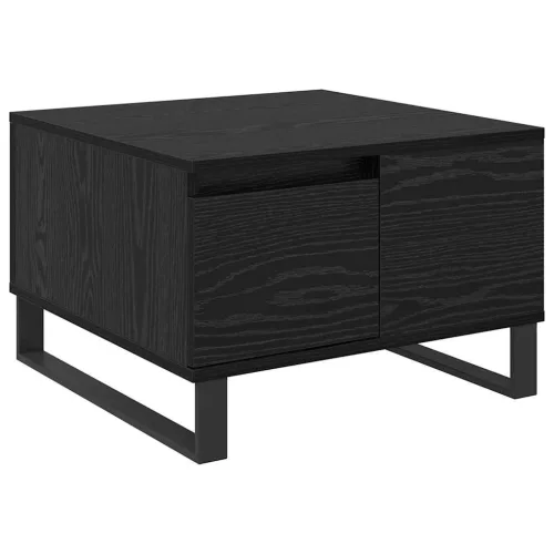 Dohányzóasztal fiókkal Musta tammi 55 x 55 x 36.5 cm Faanyag