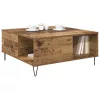Dohányzóasztal Régi fa 80 x 80 x 36.5 cm Faanyag