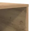 Dohányzóasztal kézműves tölgy 80 x 80 x 36.5 cm Faanyag