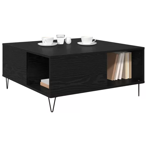 Dohányzóasztal Musta tammi 80 x 80 x 36.5 cm Faanyag