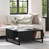 Dohányzóasztal Musta tammi 80 x 80 x 36.5 cm Faanyag
