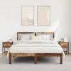 Éjjeli asztal fiókkal 2 pcs Régi fa 34 x 35,5 x 45 cm Faanyag