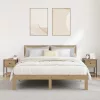 Éjjeli asztal 2 pcs kézműves tölgy 34 x 35,5 x 45 cm Faanyag