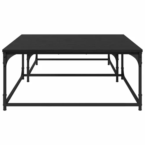 Fészkelt Kávézó Asztal 2 pcs Musta tammi 80 x 8035 x cm Faanyag