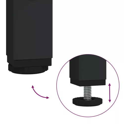 Fészkelt Kávézó Asztal 2 pcs Musta tammi 80 x 8035 x cm Faanyag