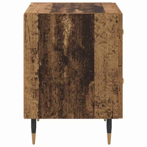 Éjjeliszekrény fiókkal 2 pcs Régi fa 40 x 35 x 47.5 cm Faanyag
