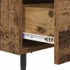 Éjjeliszekrény fiókkal 2 pcs Régi fa 40 x 35 x 47.5 cm Faanyag
