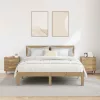 Éjjeliszekrény 2 pcs kézműves tölgy 40 x 35 x 47.5 cm Faanyag