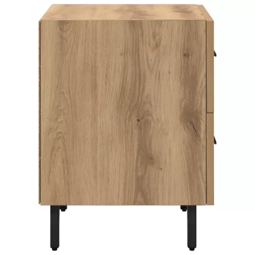 Éjjeliszekrény fiókkal kézműves tölgy 40 x 35 x 47.5 cm Faanyag
