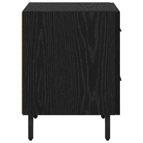 Éjjeliszekrény fiókkal Musta tammi 40 x 35 x 47.5 cm Faanyag