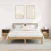 Éjjeli asztal fiókkal 2 pcs Barna 40 x 35 x 47.5 cm Faanyag