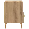 Éjjeli asztal fiókkal 2 pcs Barna 40 x 35 x 47.5 cm Faanyag