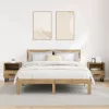 Éjjeliszekrény 2 pcs kézműves tölgy 40 x 35 x 47.5 cm Faanyag