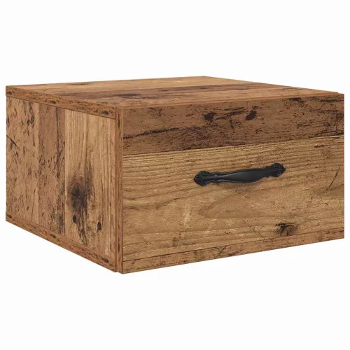 Éjjeliszekrény fiókkal 2 pcs Régi fa 35 x 35 x 20 cm Faanyag