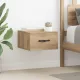 Éjjeliszekrény 2 pcs kézműves tölgy 35 x 35 x 20 cm Faanyag