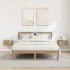 Éjjeliszekrény 2 pcs kézműves tölgy 35 x 35 x 20 cm Faanyag