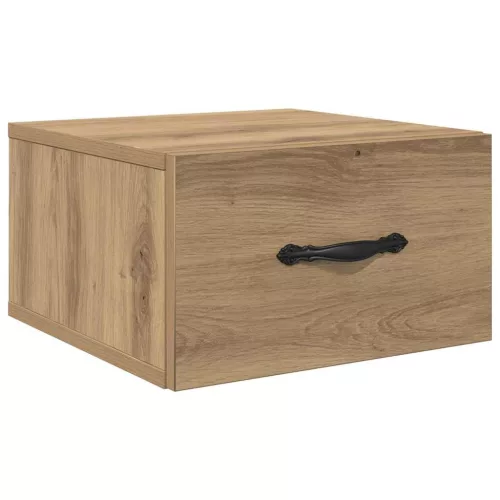 Éjjeliszekrény 2 pcs kézműves tölgy 35 x 35 x 20 cm Faanyag