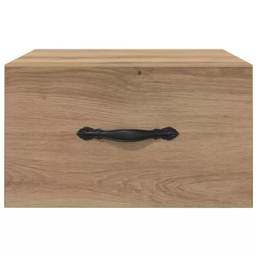 Éjjeliszekrény 2 pcs kézműves tölgy 35 x 35 x 20 cm Faanyag