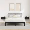 Éjjeliszekrény 2 pcs Musta tammi 35 x 35 x 20 cm Faanyag