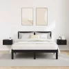 Éjjeliszekrény 2 pcs Musta tammi 35 x 35 x 20 cm Faanyag
