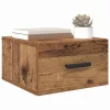 Éjjeliszekrény Falra szerelhető Régi fa 35 x 35 x 20 cm Faanyag