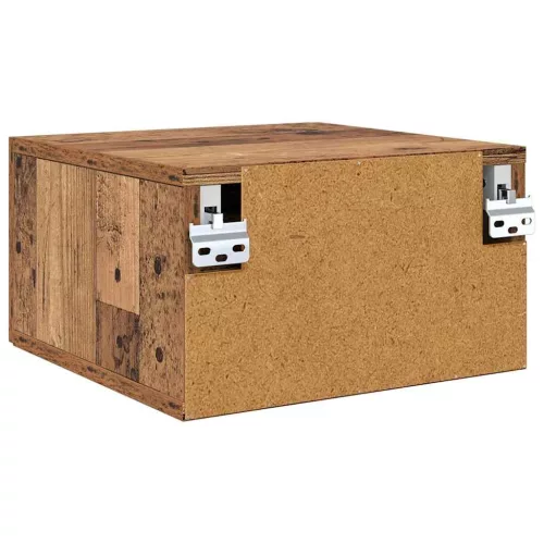 Éjjeliszekrény 2 pcs Régi fa 35 x 35 x 20 cm Faanyag