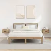 Éjjeliszekrény 2 pcs kézműves tölgy 35 x 35 x 20 cm Faanyag