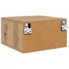 Éjjeliszekrény 2 pcs kézműves tölgy 35 x 35 x 20 cm Faanyag