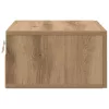 Éjjeliszekrény fiókkal kézműves tölgy 35 x 35 x 20 cm Faanyag