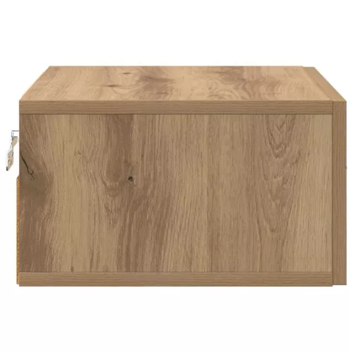 Éjjeliszekrény fiókkal kézműves tölgy 35 x 35 x 20 cm Faanyag
