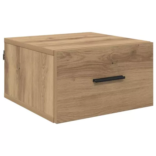 Éjjeliszekrény 2 pcs kézműves tölgy 35 x 35 x 20 cm Faanyag