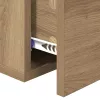 Éjjeliszekrény 2 pcs kézműves tölgy 35 x 35 x 20 cm Faanyag