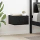 Éjjeliszekrény 2 pcs Musta tammi 35 x 35 x 20 cm Faanyag