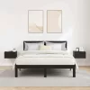 Éjjeliszekrény 2 pcs Musta tammi 35 x 35 x 20 cm Faanyag