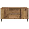 Dohányzóasztal fiókkal Régi fa 102 x 44.5 x 50 cm Faanyag