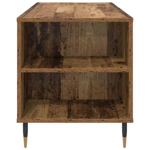 Dohányzóasztal fiókkal Régi fa 102 x 44.5 x 50 cm Faanyag